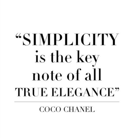 True Elegance by Coco Chanel |
